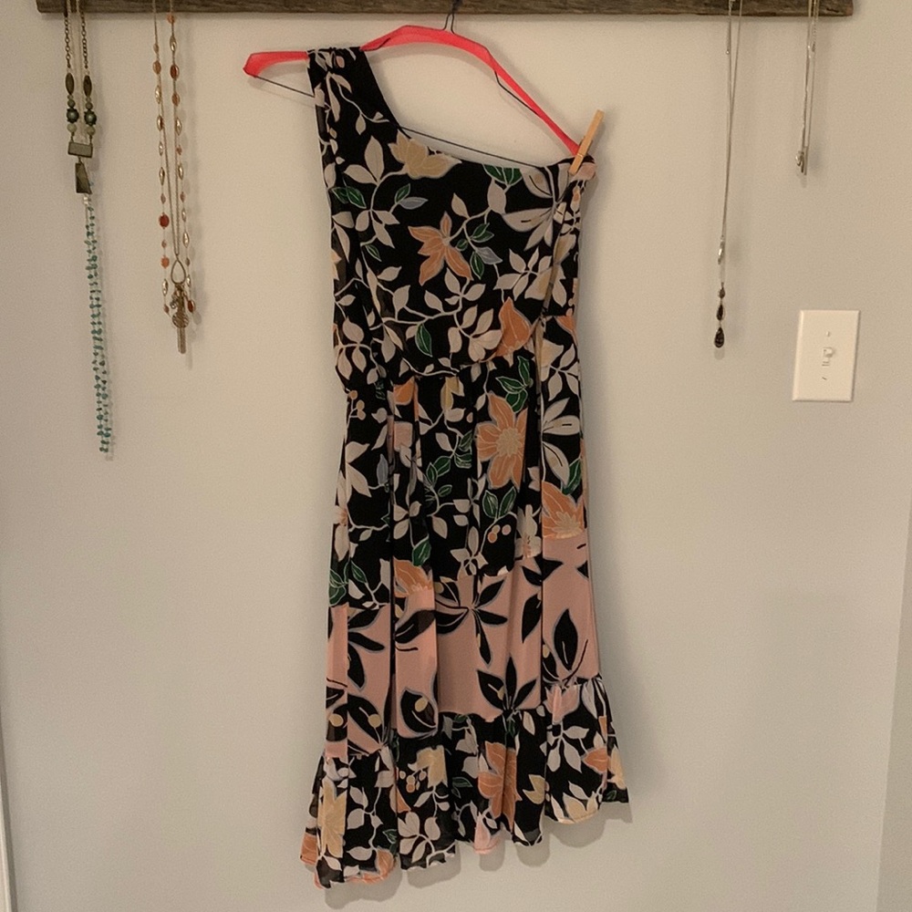Loft One Shoulder Dress